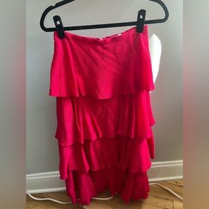 Club Monaco size 2 midi skirt in pink